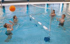 Vandvolleyball stativ m/net