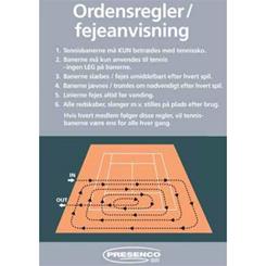 Ordensregler / fejeanvisning til tennisgrusbaner